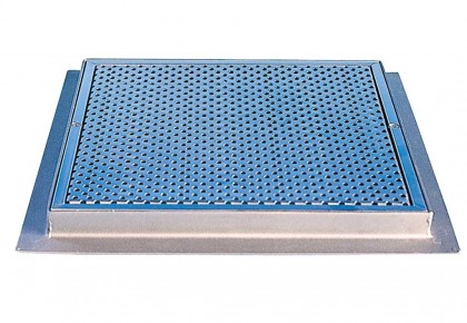 St. Steel Squared Grilles For Main Drain For Concrete Pools