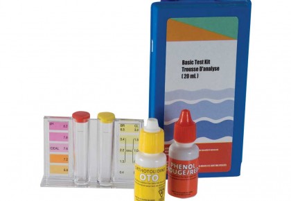 Test Kit For Chlorine And Ph With Liquid Reagents